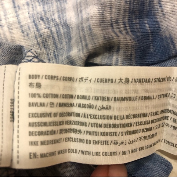 NWOT ABERCROMBIE KIDS TIE DYE T-SHIRT SIZE 5/6 - Picture 5 of 5